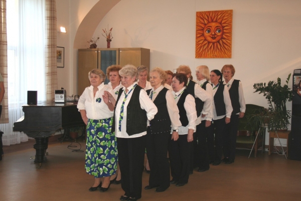 Vystoupení tanečního souboru MEDUNKA