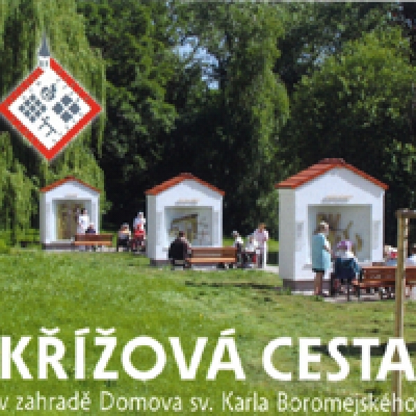 Křížová cesta v meditační zahradě