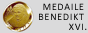 Medaile pape� Benedikt XVI.
